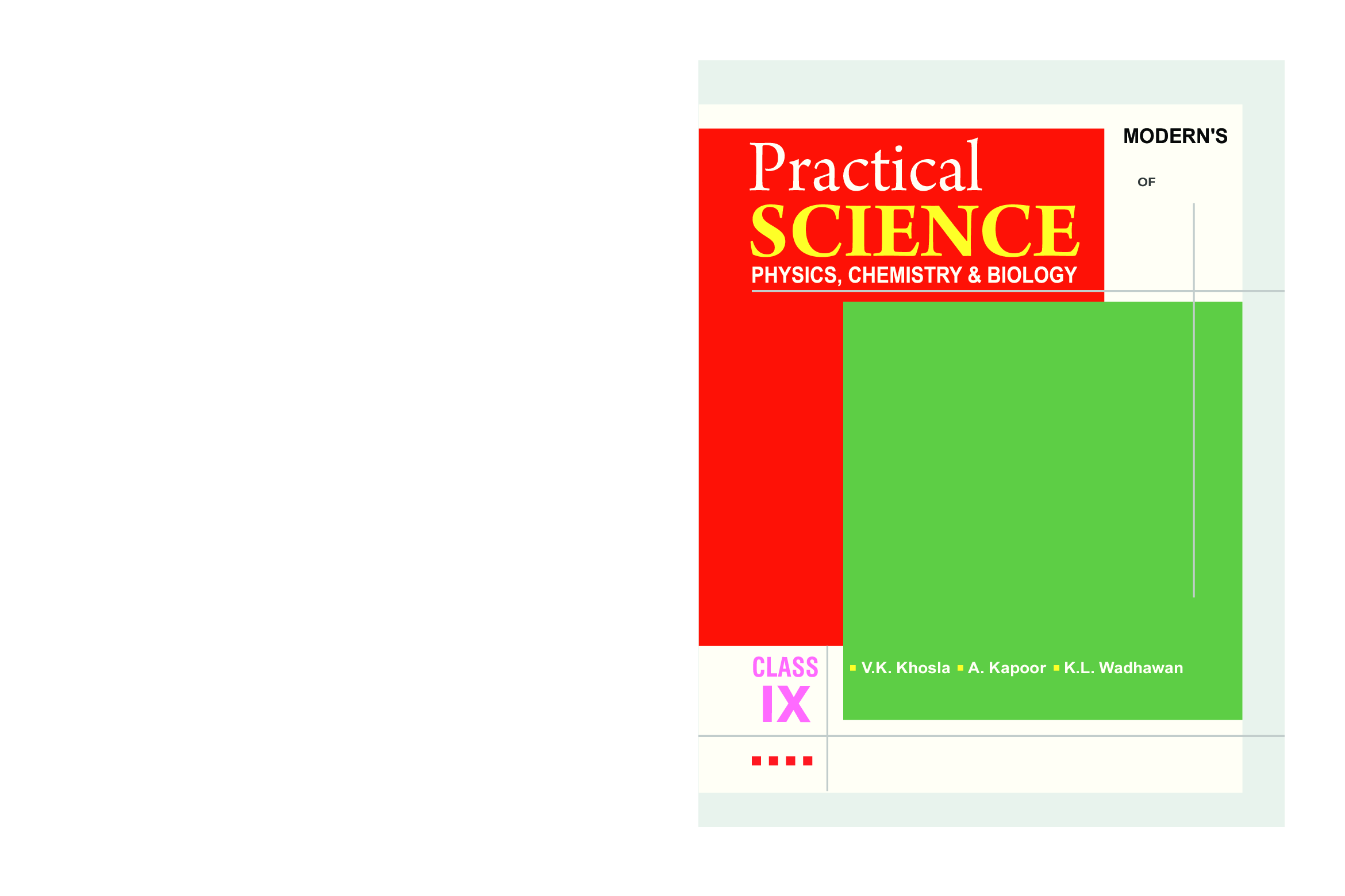 Modern\'s ABC Of Practical Science For Class-9  - Page 1