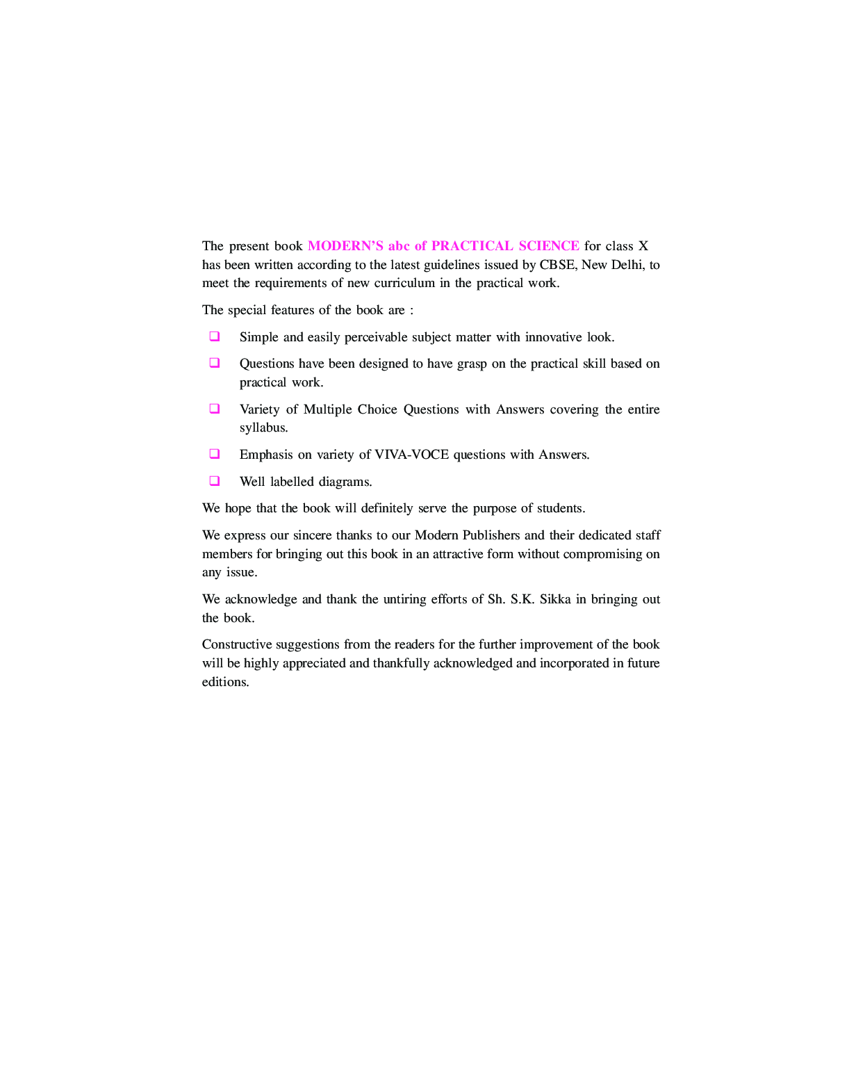 Modern\'s ABC Of Practical Science For Class-10 - Page 4