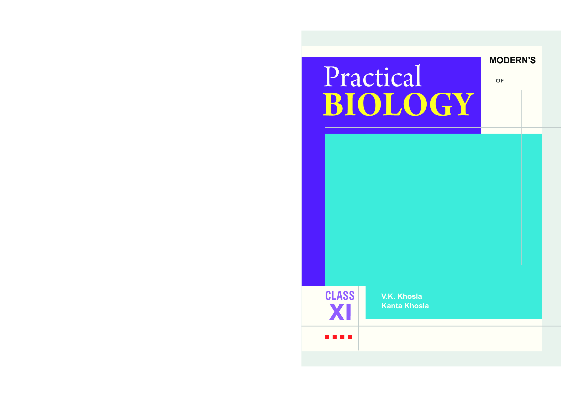 Modern\'s ABC Of Practical Biology For Class-11 - Page 1