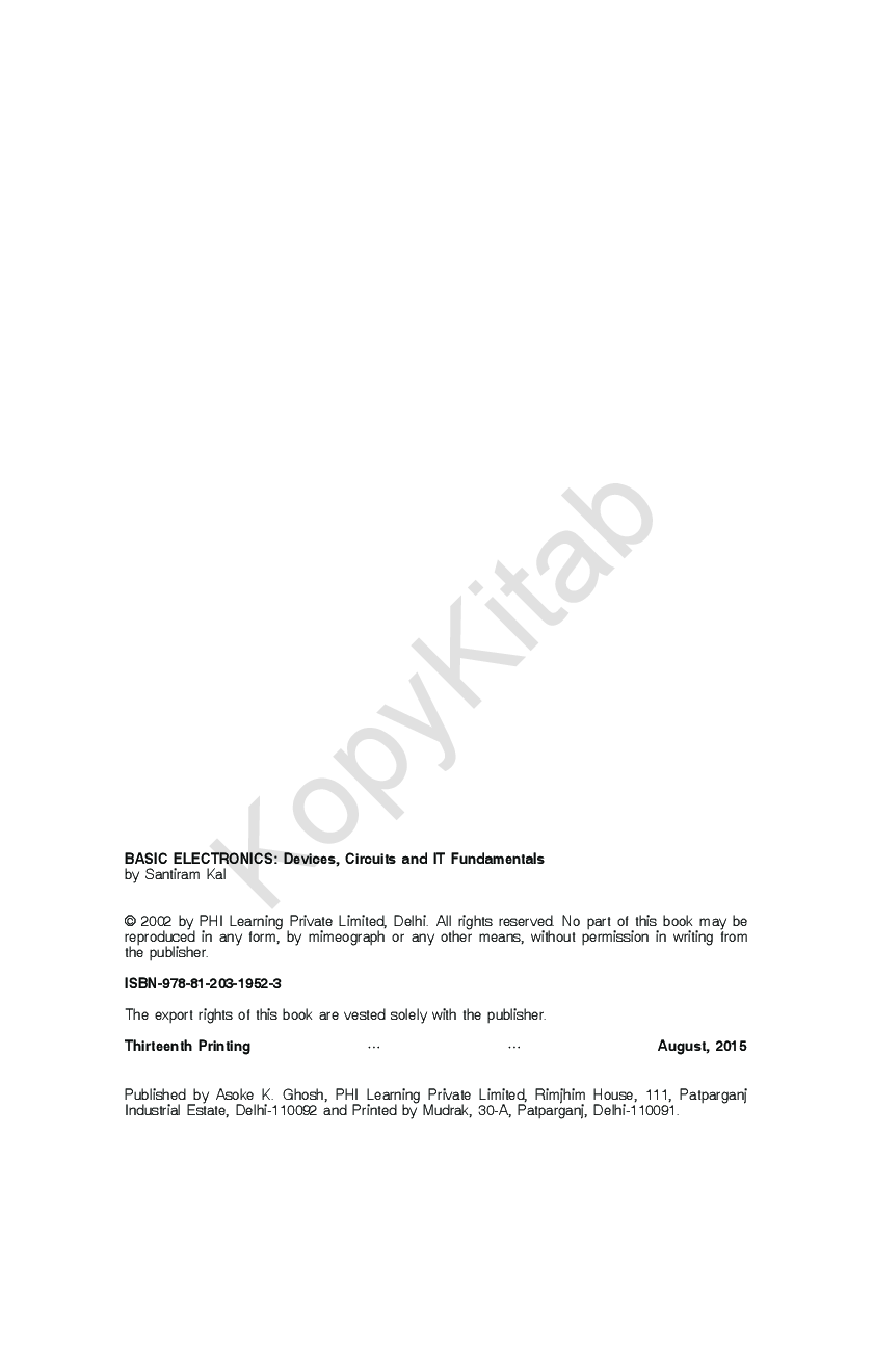 Basic Electronics Devices, Circuits And It Fundamentals - Page 3