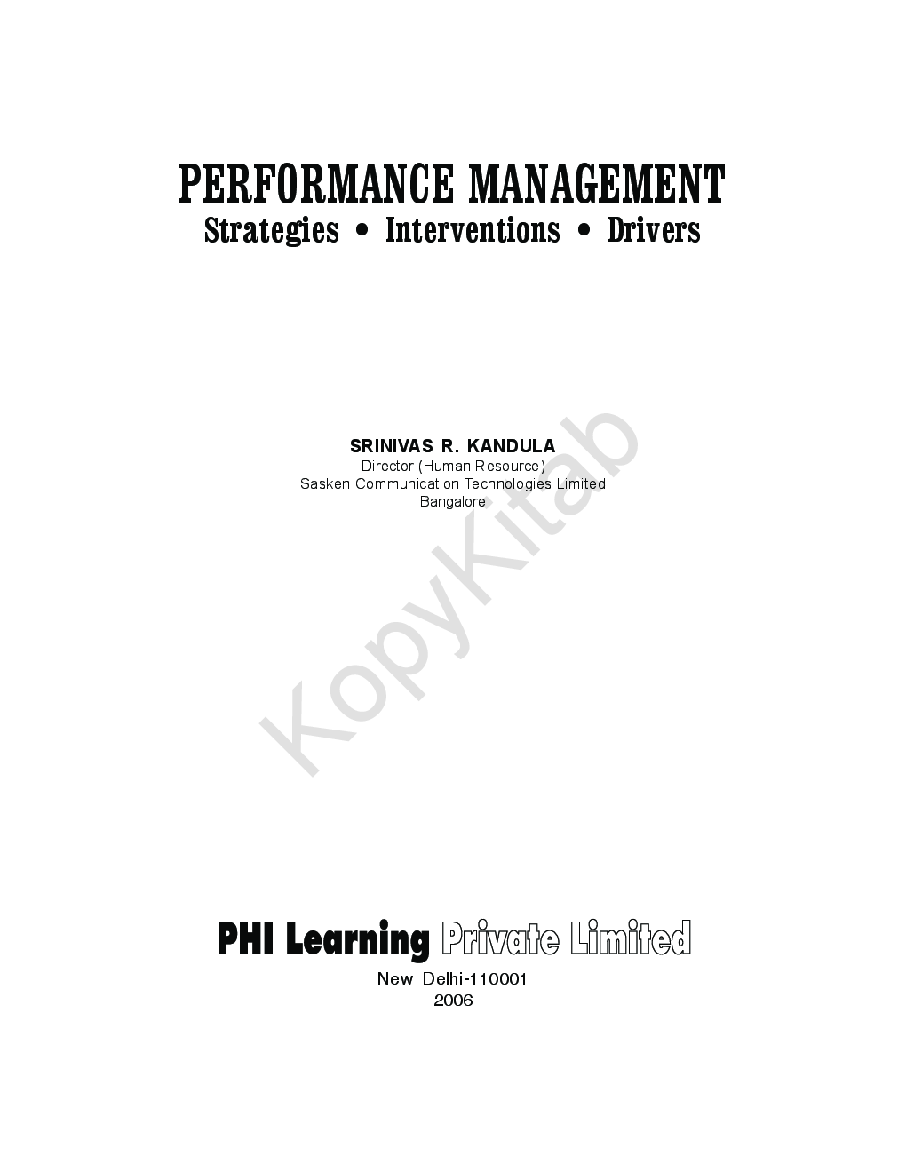 Performance Management : Strategies Interventions Drivers - Page 2