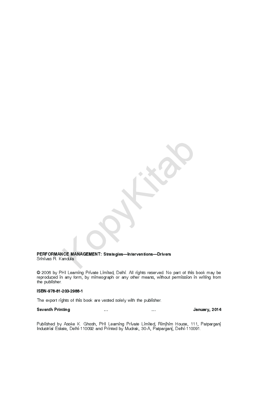 Performance Management : Strategies Interventions Drivers - Page 3