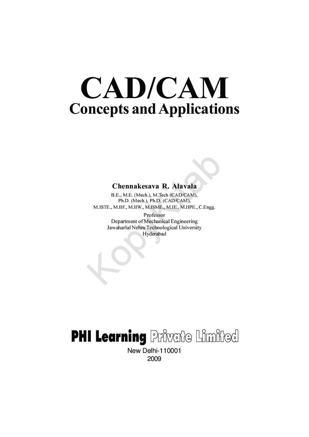 CAD / CAM : Concepts And Applications - Page 2