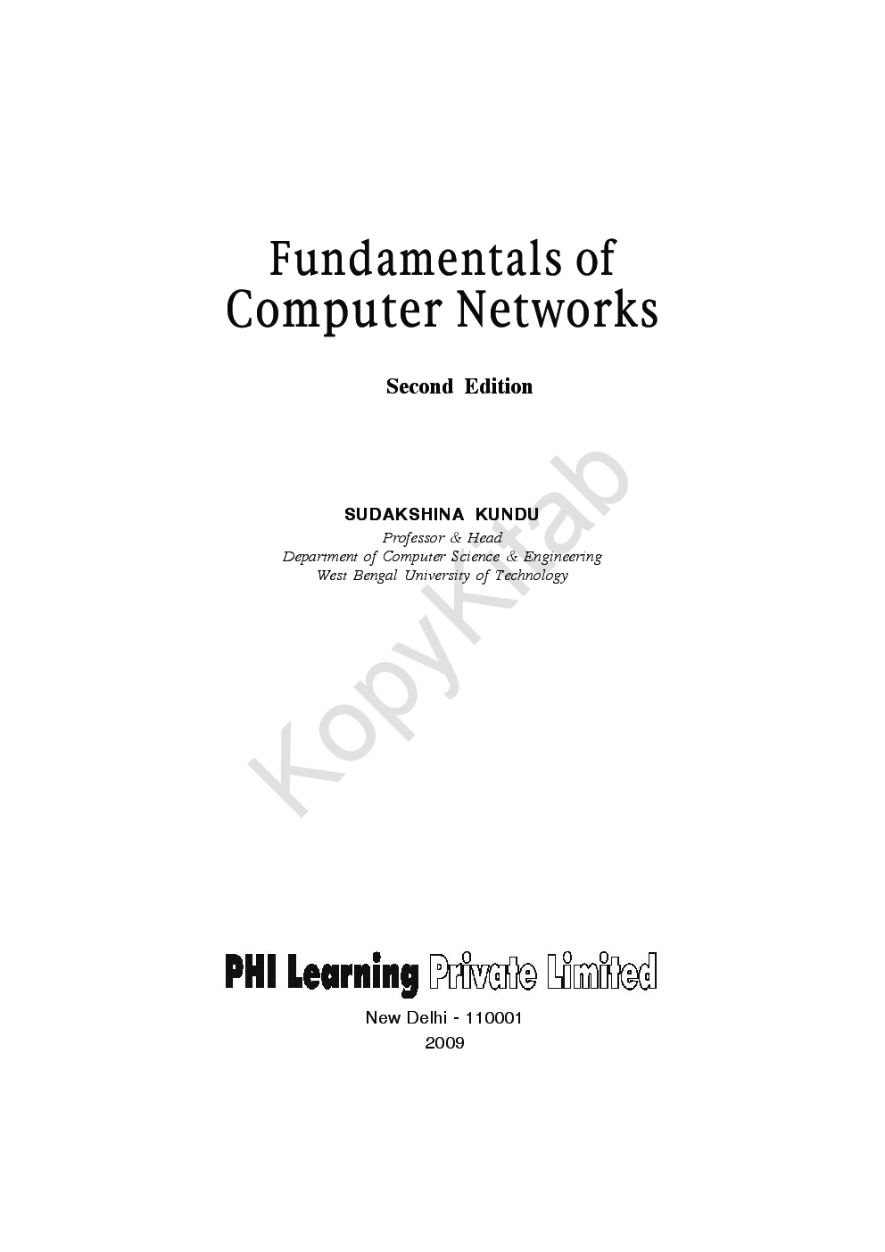 Fundamentals Of Computer Networks - Page 2