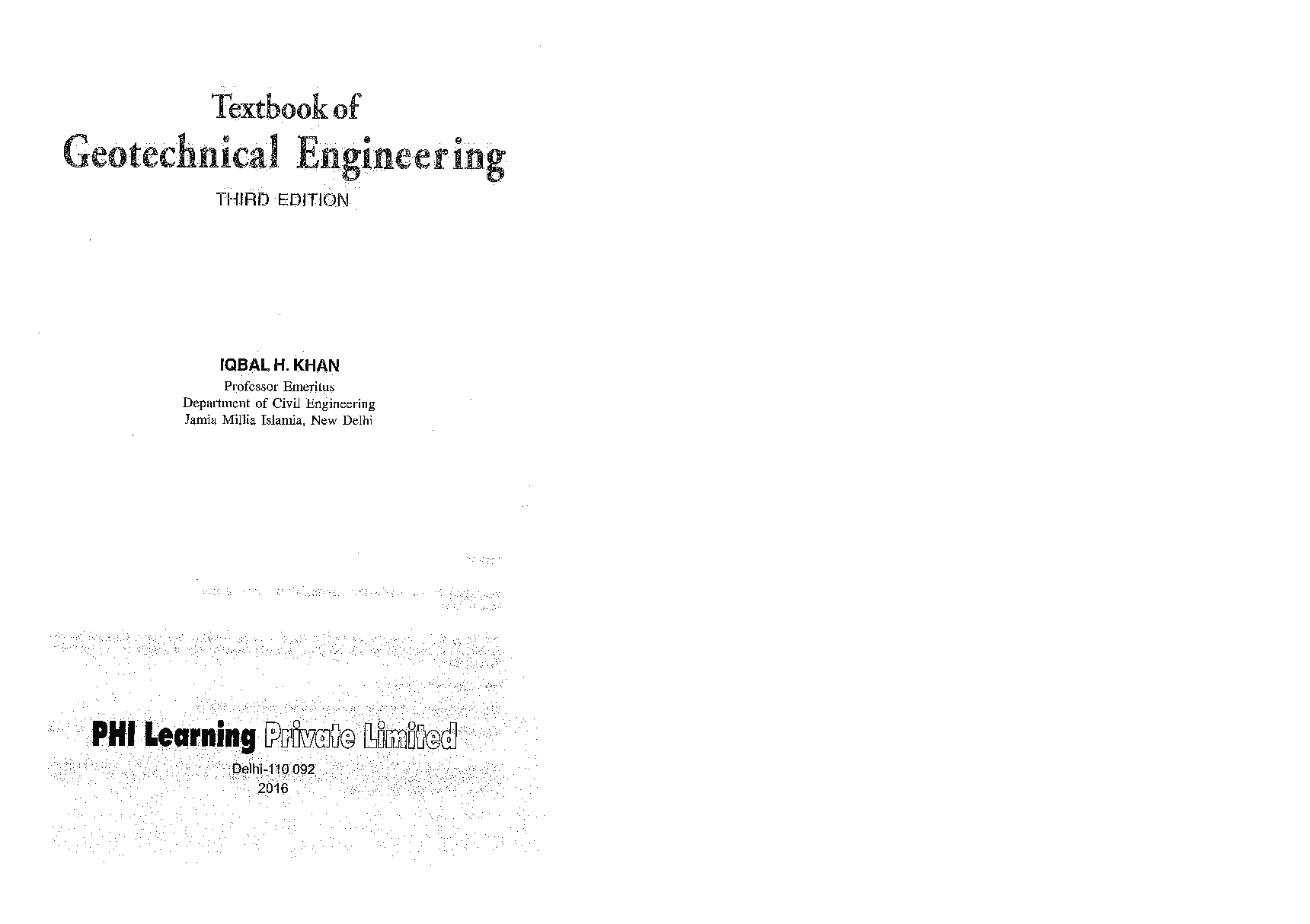 Textbook Of Geotechnical Engineering - Page 2