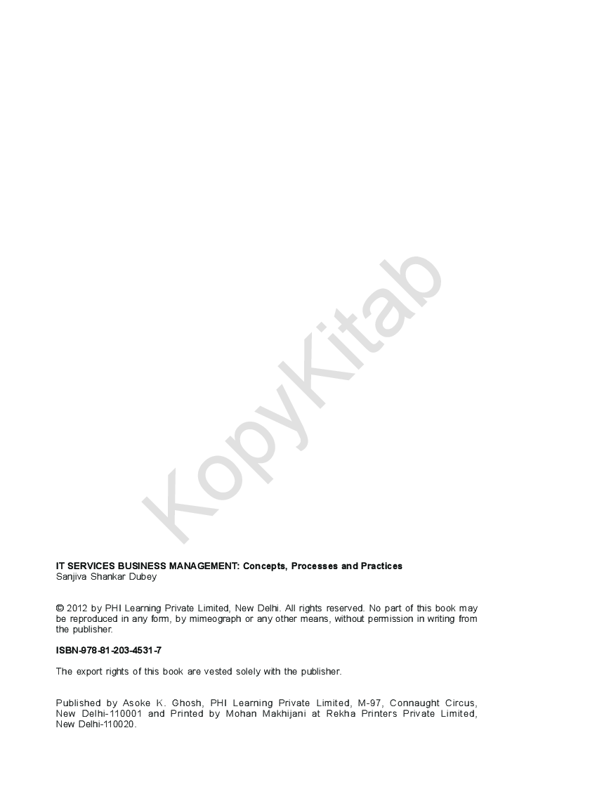 IT Services Business Management Concepts, Processes And Practices - Page 5