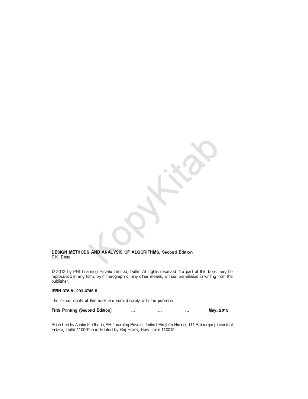 Design Methods And Analysis Of Algorithms - Page 5