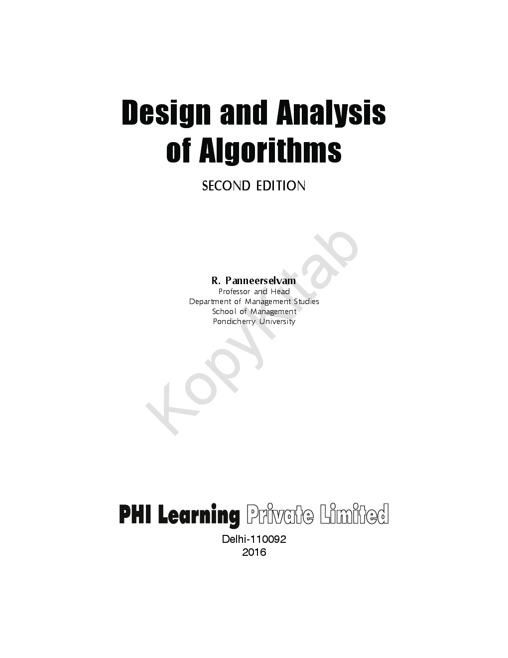 Design And Analysis Of Algorithms - Page 4