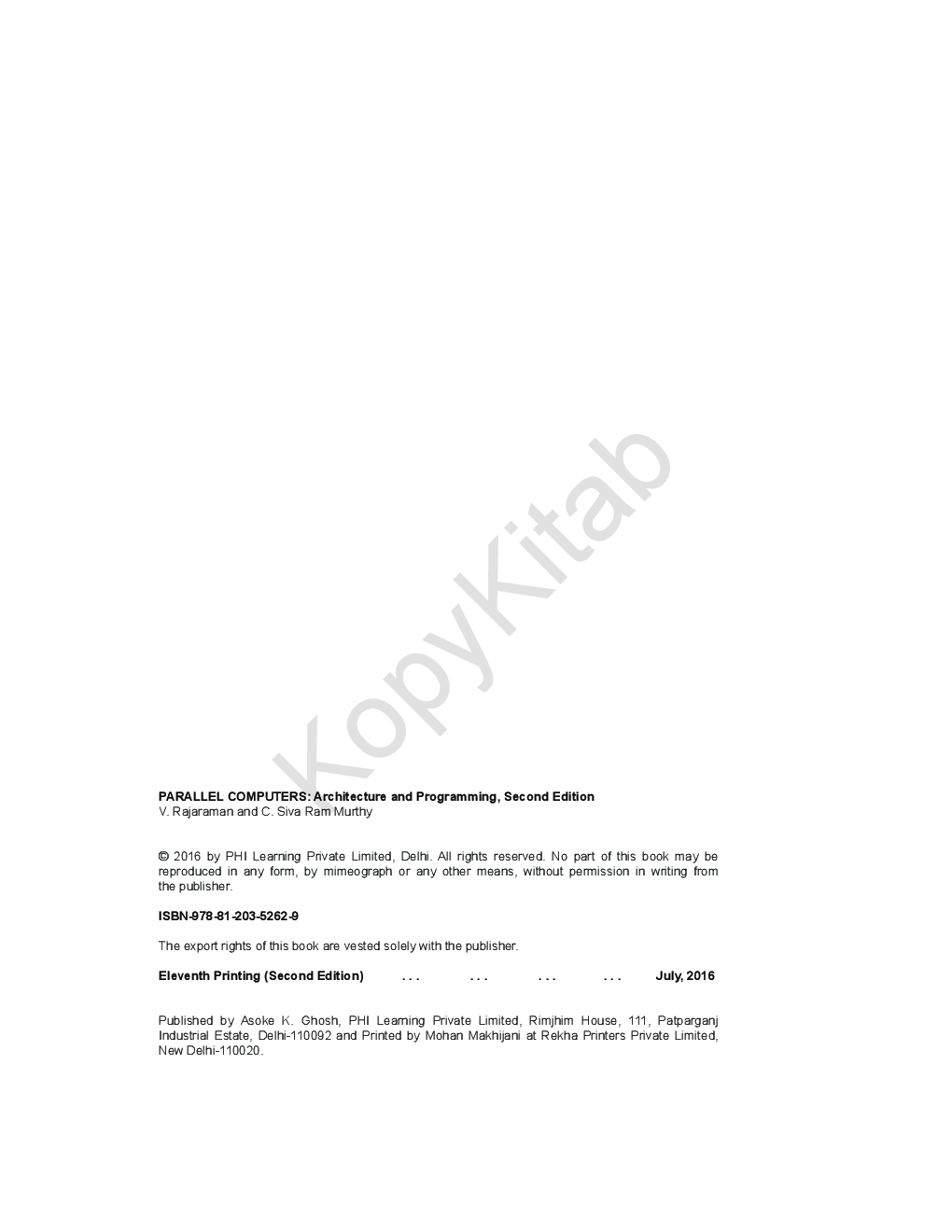 Parallel Computers : Architecture And Programming - Page 3