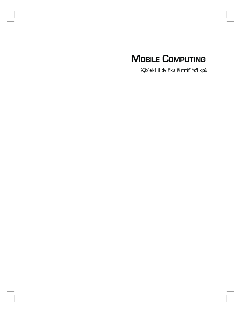 Mobile Computing (Technology And Applications) - Page 3