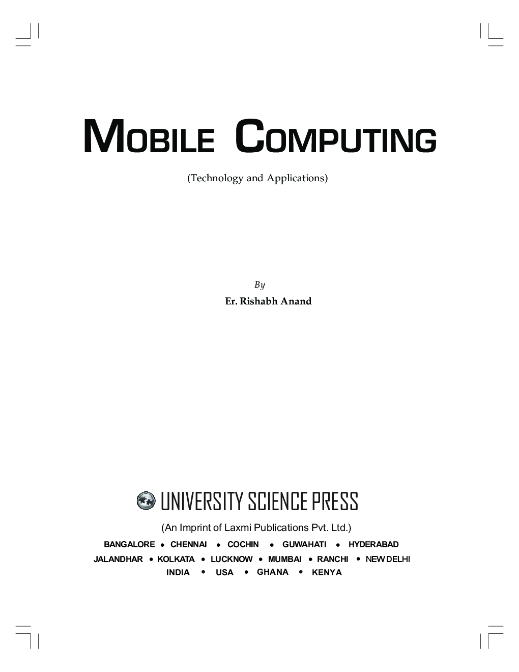 Mobile Computing (Technology And Applications) - Page 5