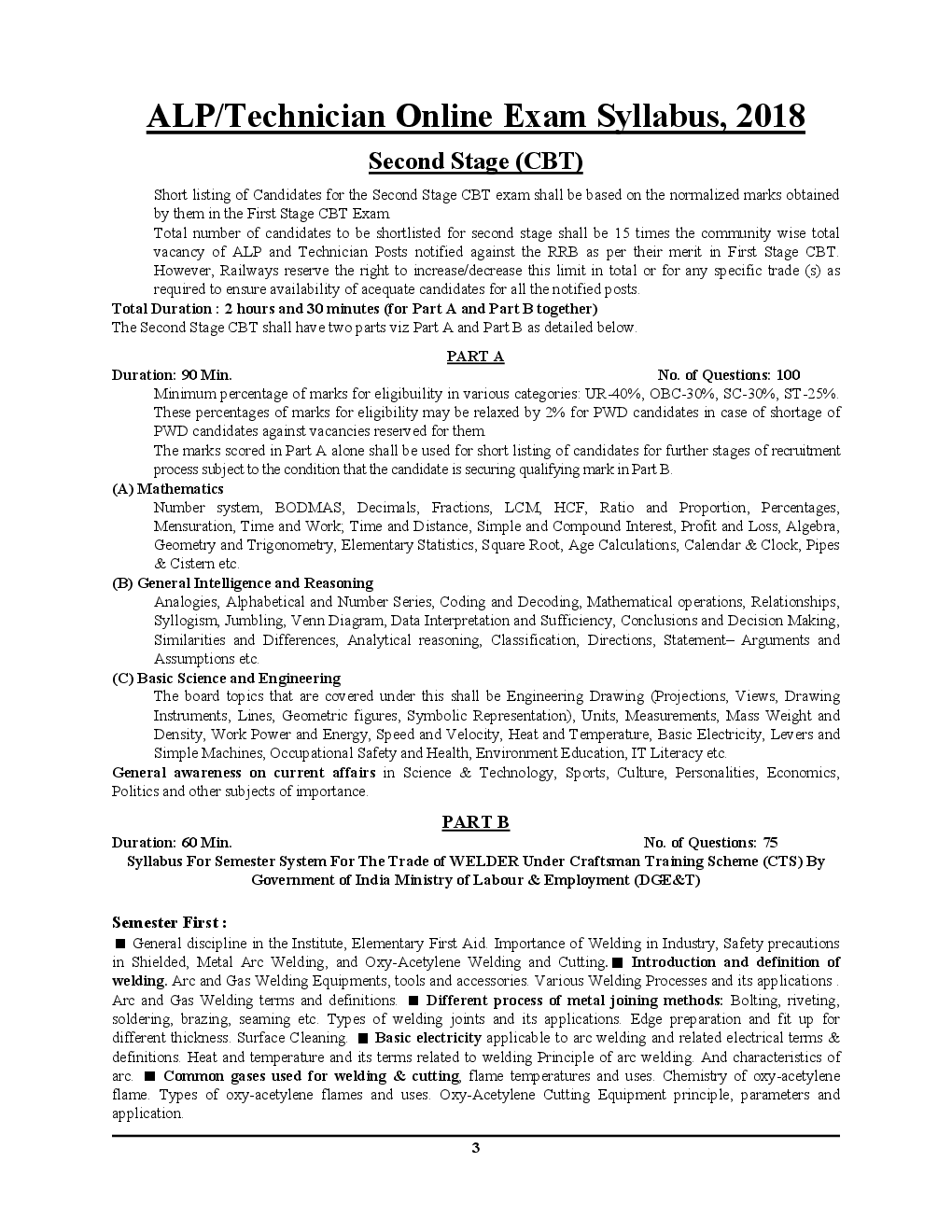 RRB ALP (Stage-II) Part A & B वेल्डर ट्रेड Practice Book - Page 4