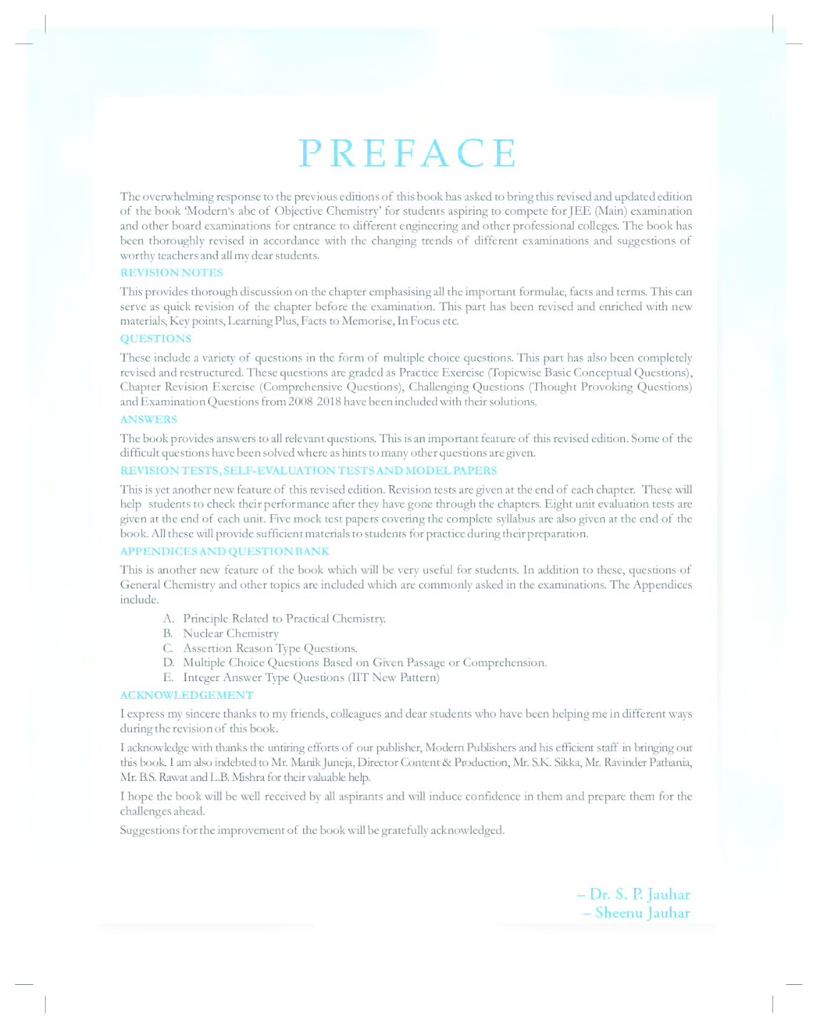 Modern ABC Of Objective Chemistry Part-I (JEE-Main) For 2019 - Page 4