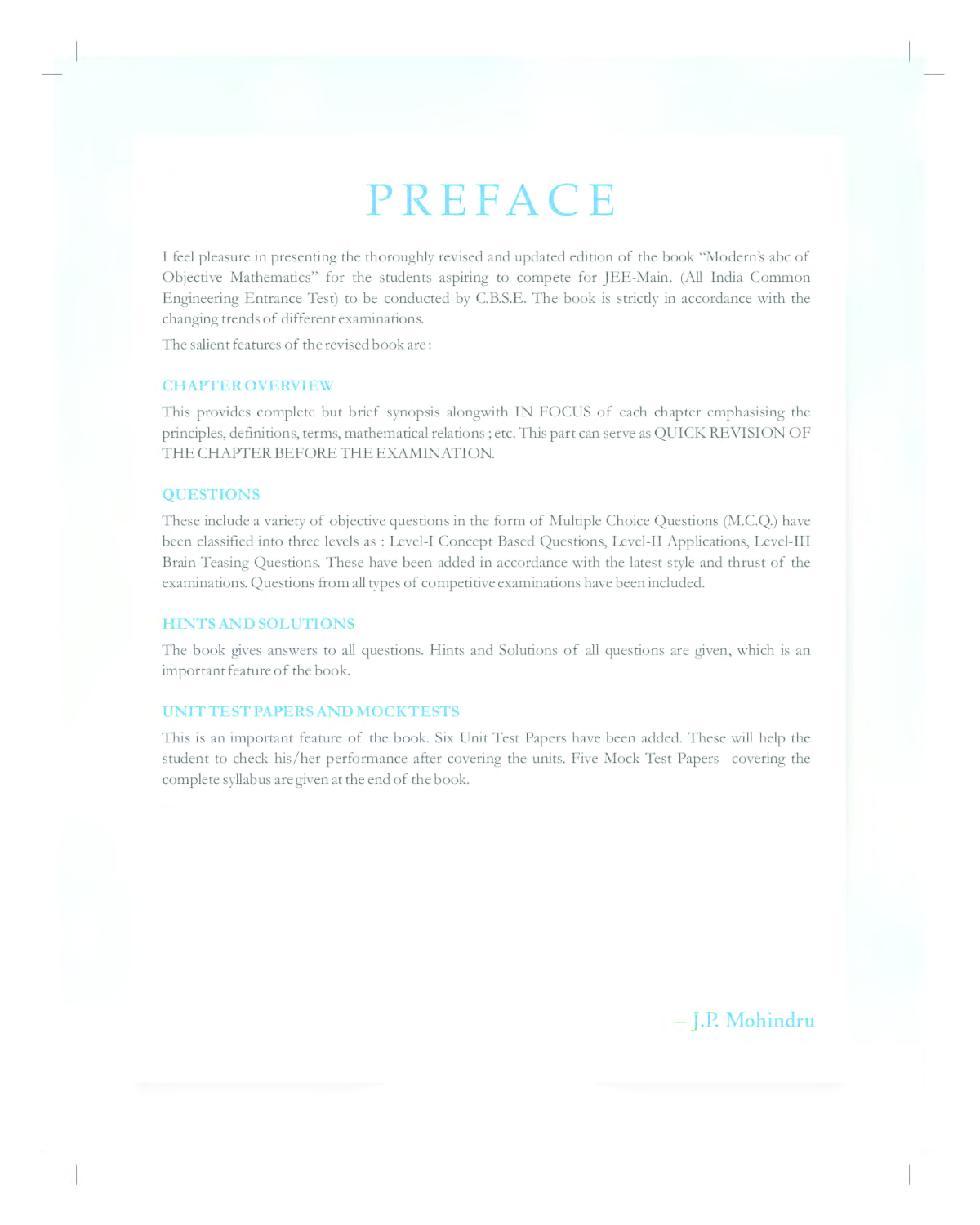Modern ABC Of Objective Mathematics Part-I (JEE-Main) For 2019 - Page 4