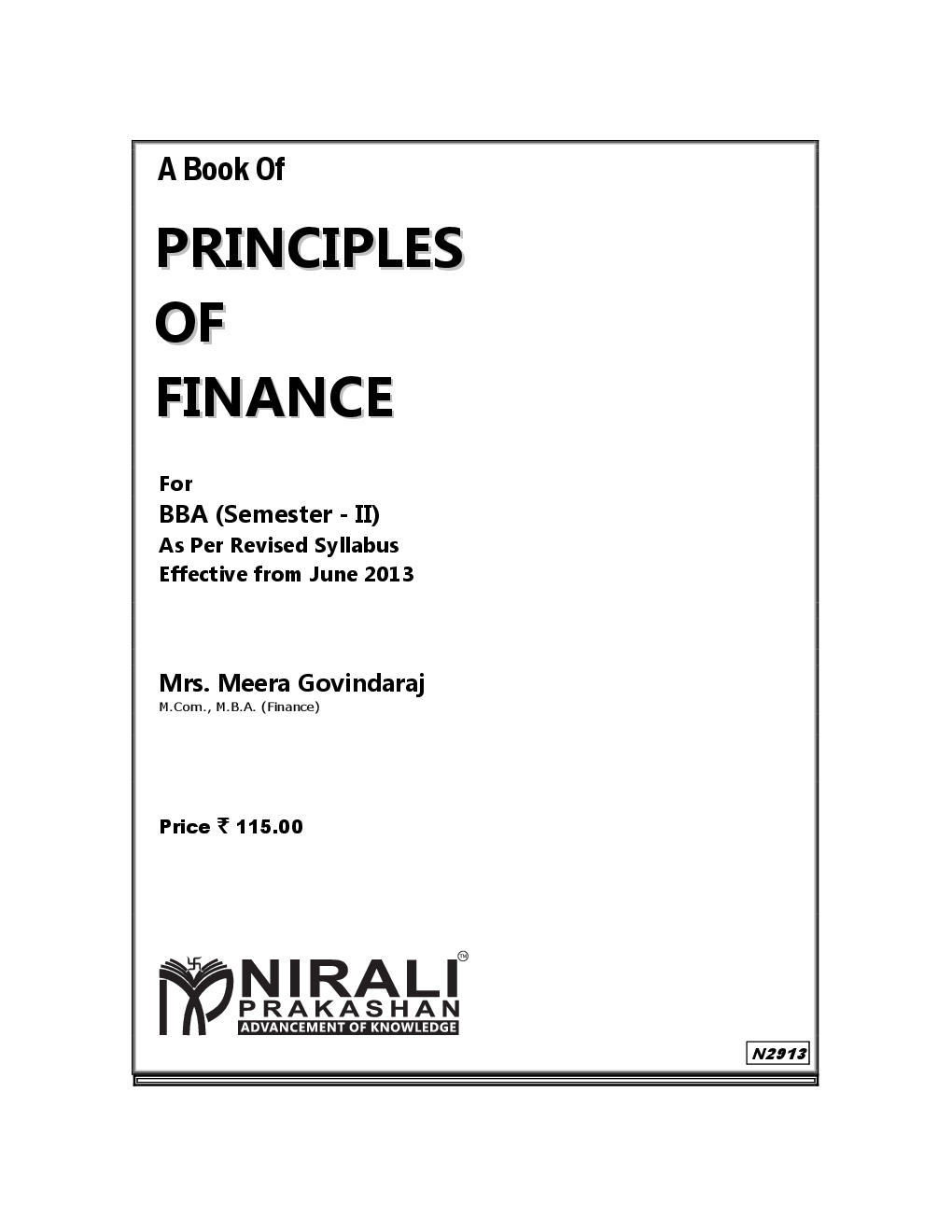 Principles Of Finance - Page 2