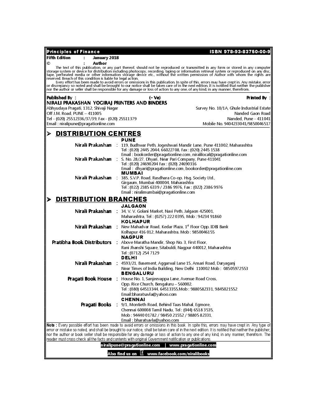 Principles Of Finance - Page 3