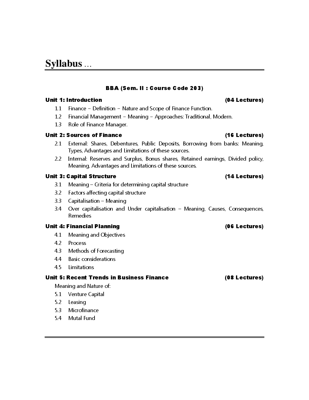 Principles Of Finance - Page 5