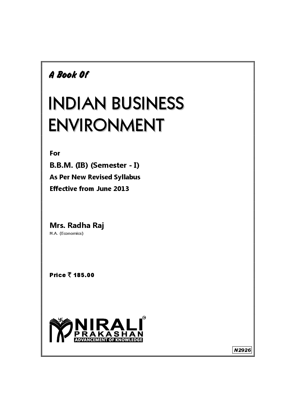 Indian Business Environment - Page 2