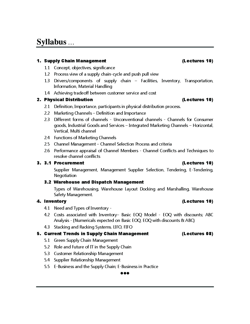 Supply Chain And Logistics Management - Page 5