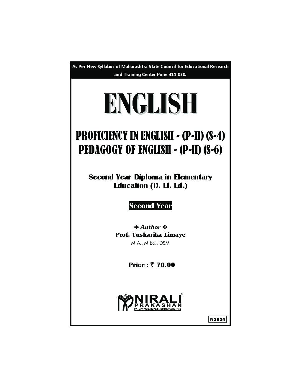 English Proficiency In English - (P-II) (S-4) Pedagogy Of English - (P-II) (S-6) - Page 2