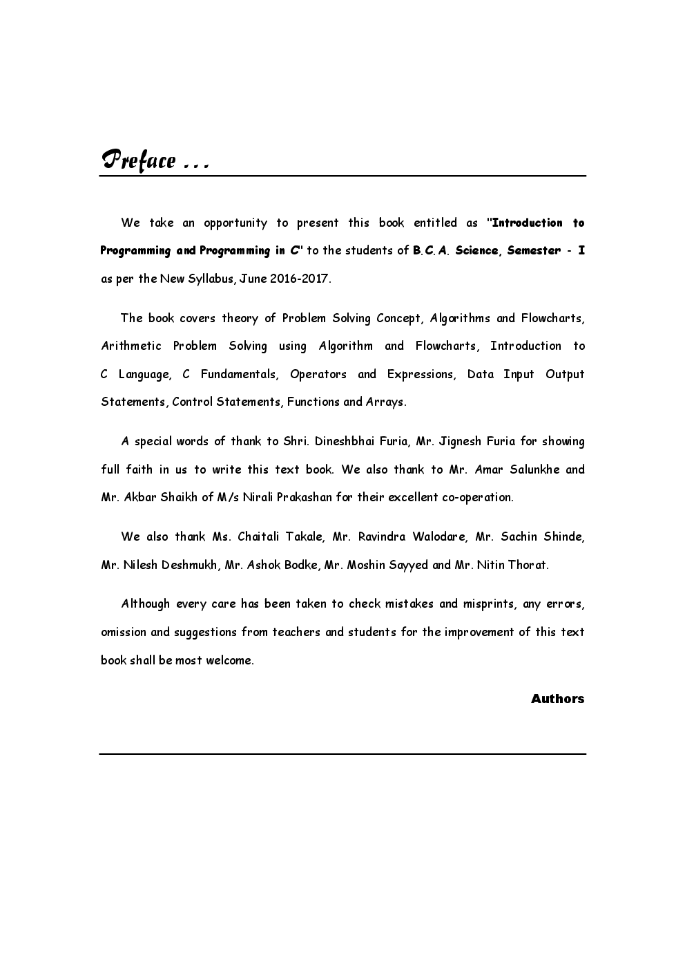 Introduction To Programming And Programming In C - Page 4