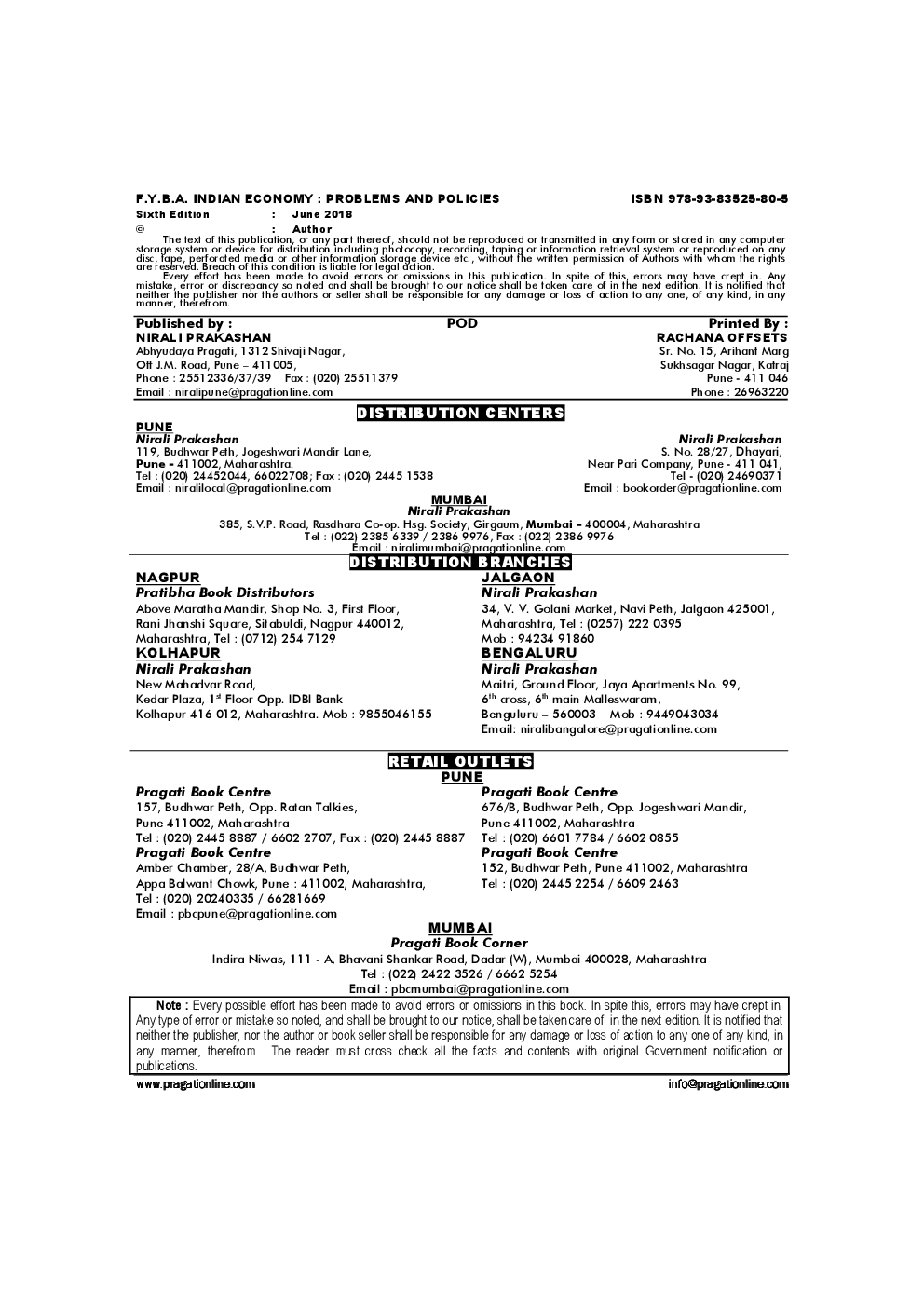 Indian Economy Problems And Prospects - Page 3