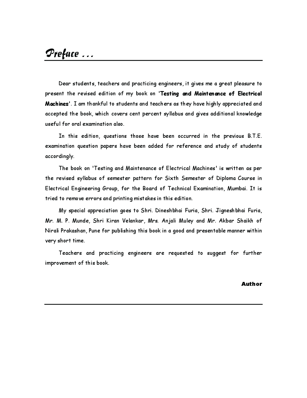 Testing And Maintenance Of Electrical Machines - Page 4