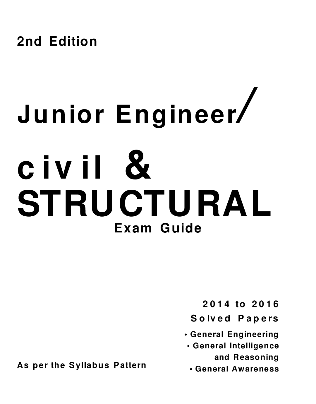 SSC Junior Engineer Civil & Structural Recruitment Exam Guide - Page 1