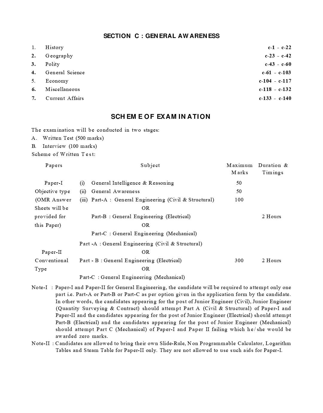 SSC Junior Engineer Civil & Structural Recruitment Exam Guide - Page 5