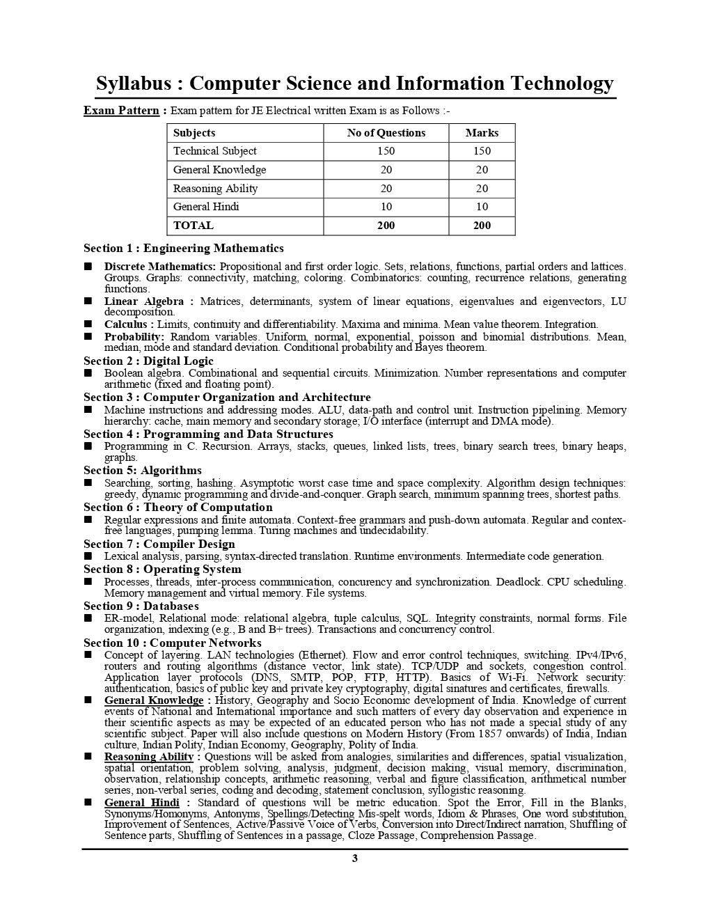 UPPCL Assistant Engineer (Trainee) Computer Science Engineering & Information Technology सॉल्वड पेपर्स और प्रैक्टिस बुक - Page 4