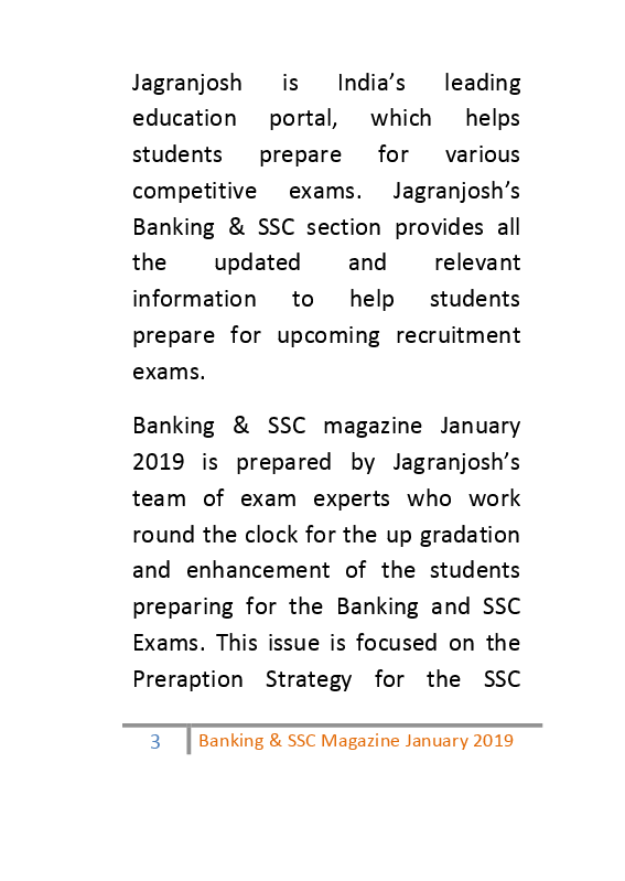 Banking & SSC January 2019 E-Book - Page 4