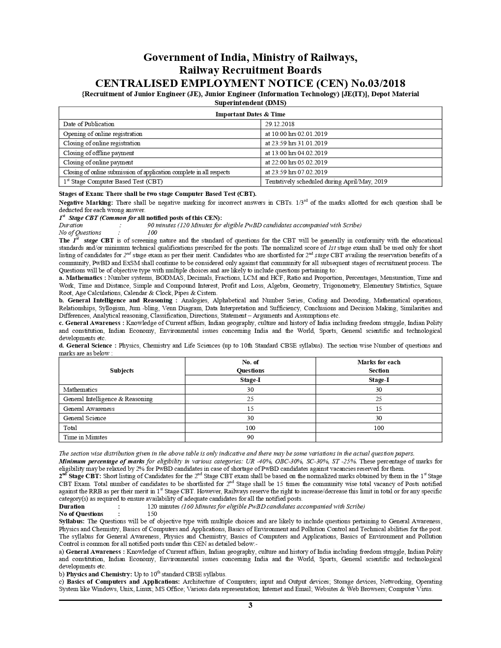 RRB JE Solved Papers Volume-I 2019 (English & Hindi) - Page 4