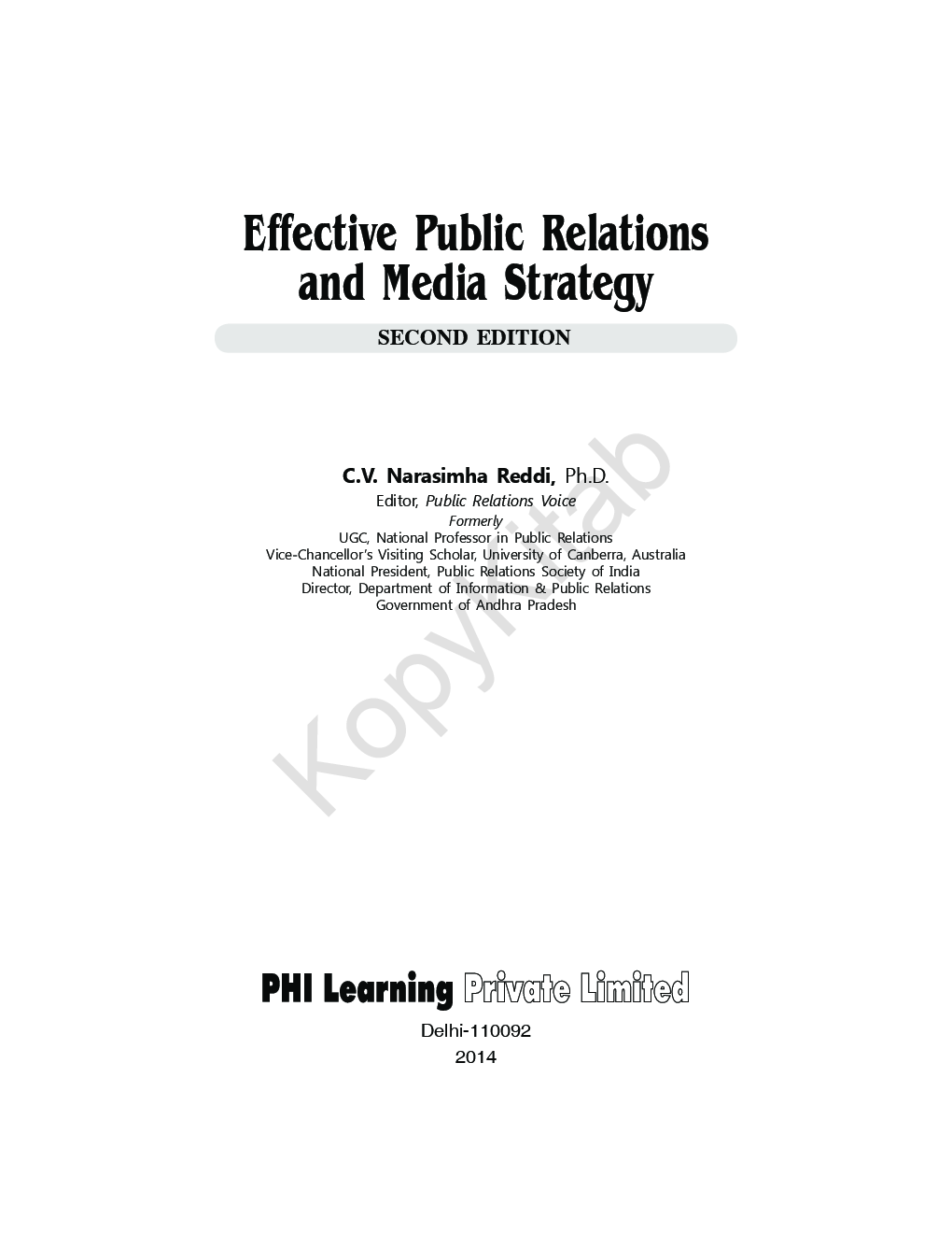 Effective Public Relations And Media Strategy - Page 2