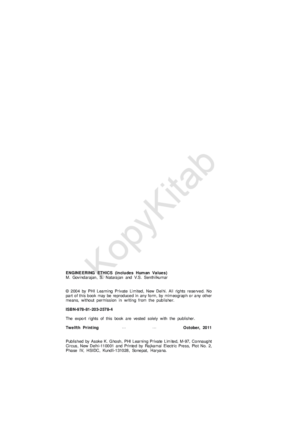 Engineering Ethics (Includes Human Values) - Page 3