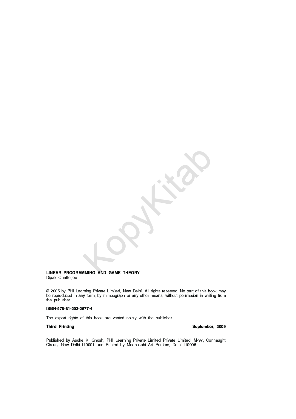 Linear Programming And Game Theory - Page 3