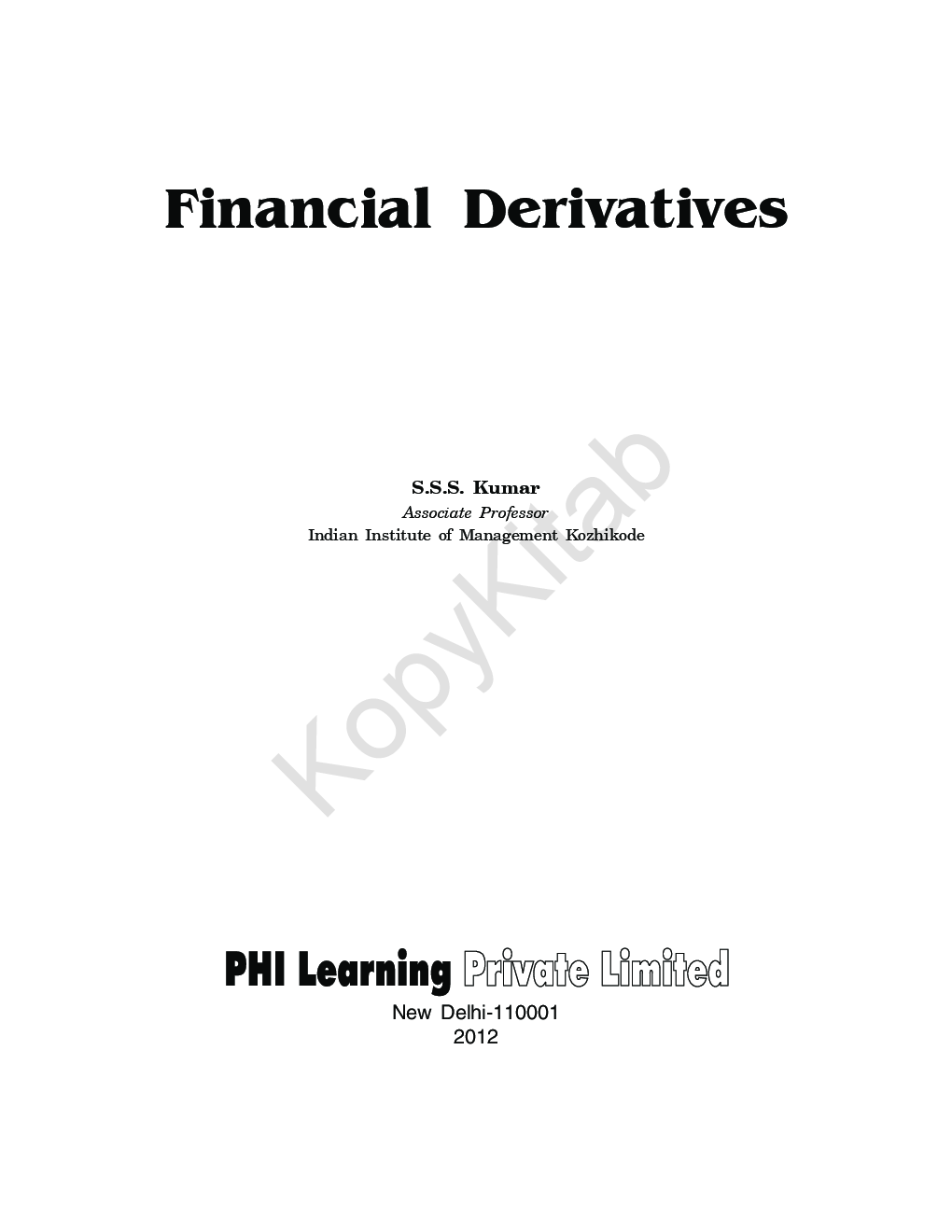 Financial Derivatives - Page 3