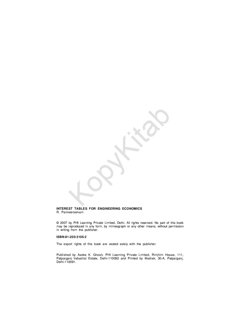 Interest Tables For Engineering Economics - Page 3