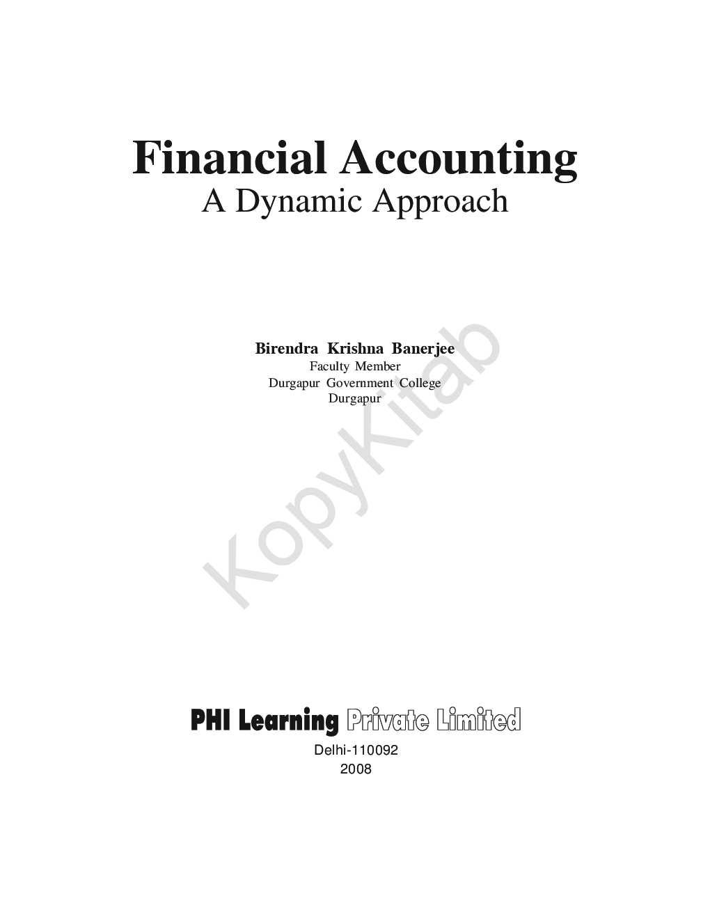 Financial Accounting: A Dynamic Approach - Page 2