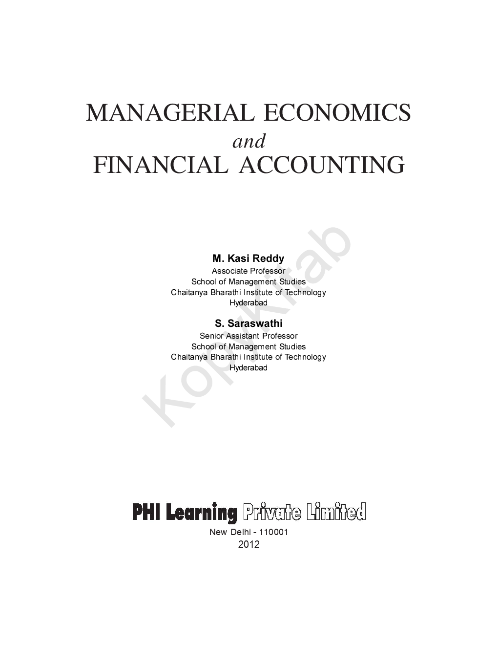 Managerial Economics And Financial Accounting - Page 2