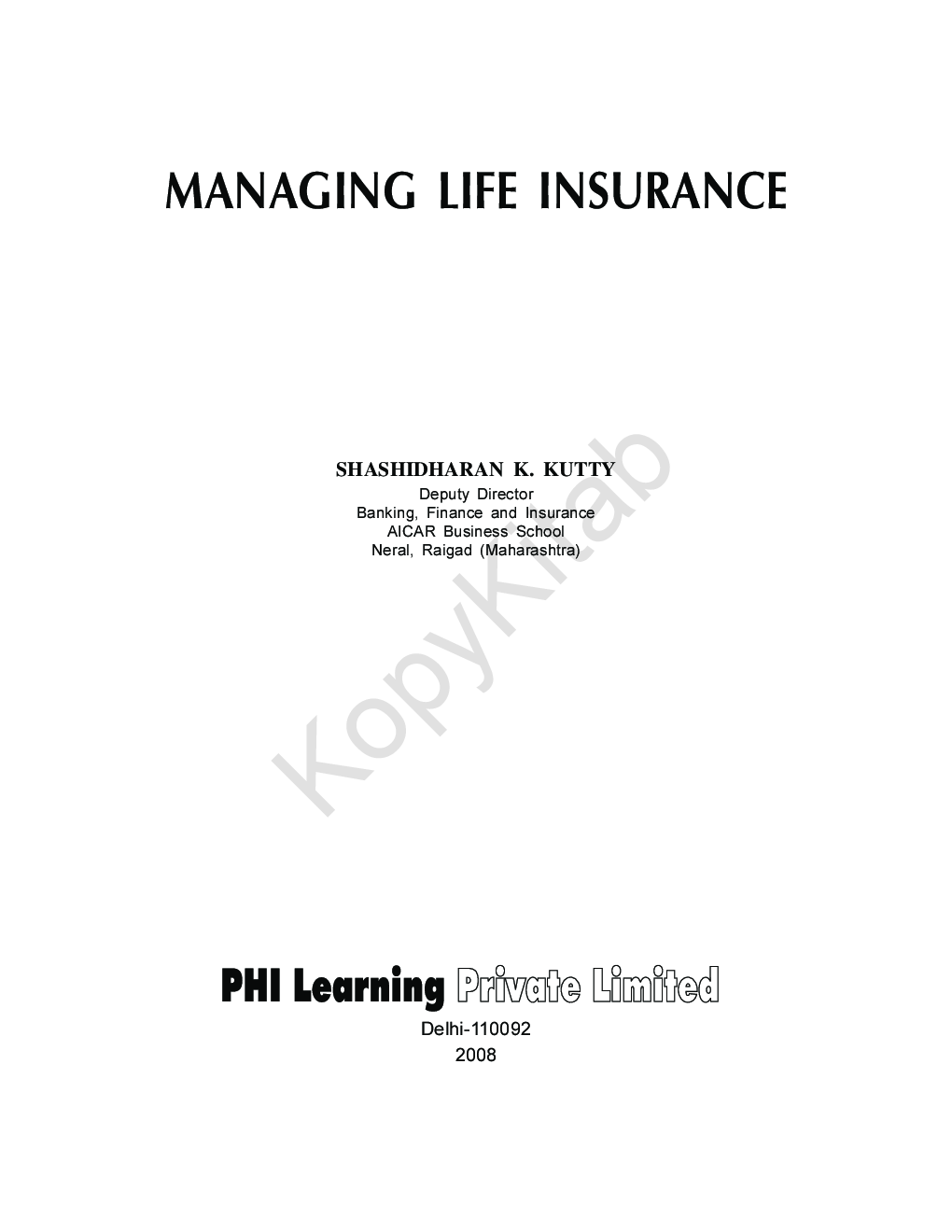 Managing Life Insurance - Page 2