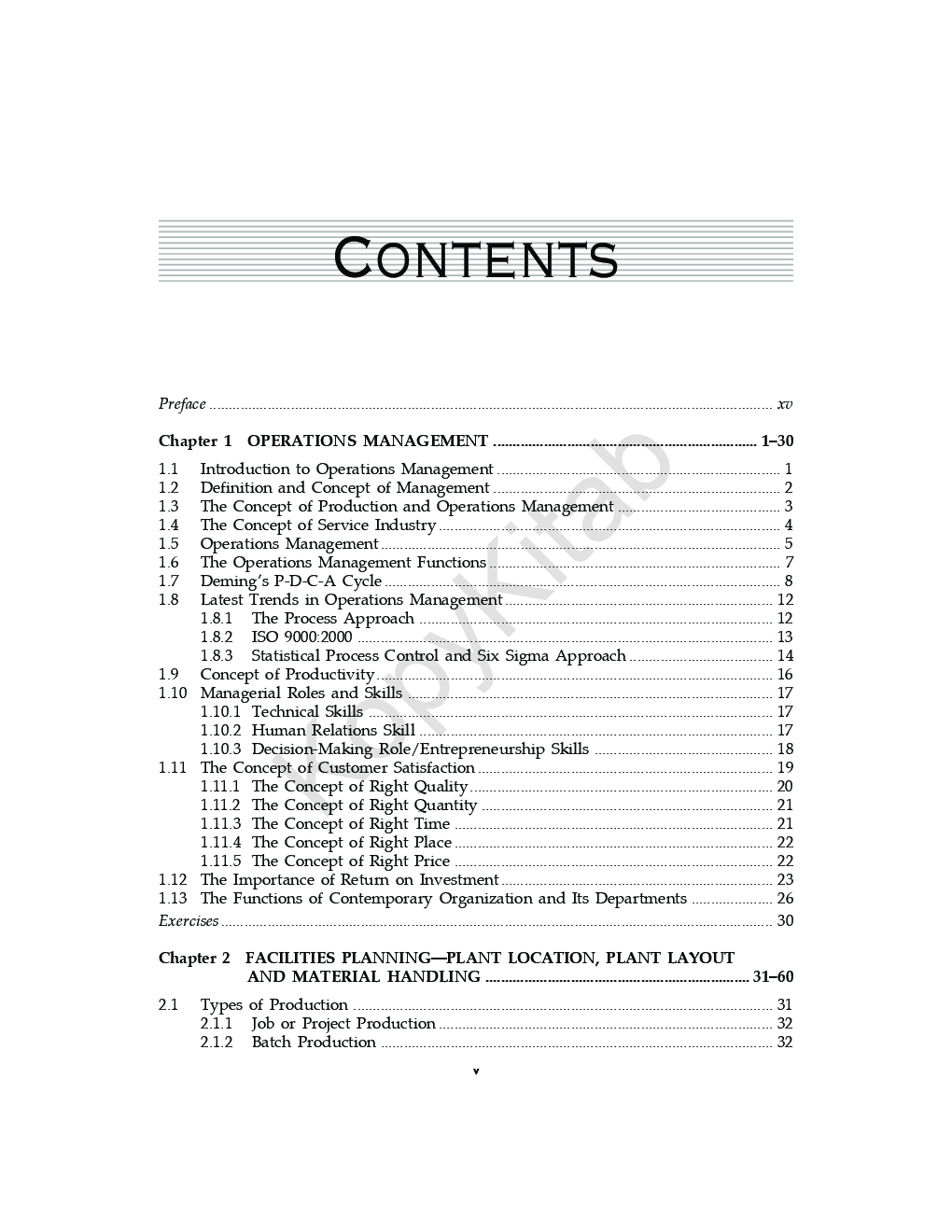 Operations Management And Productivity Techniques - Page 5