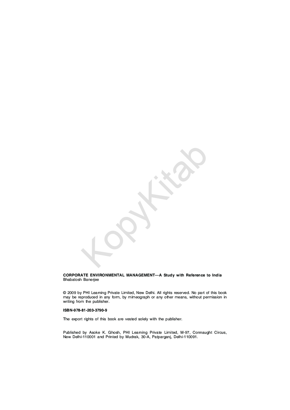 Corporate Environmental Management : A Study With Reference To India - Page 4