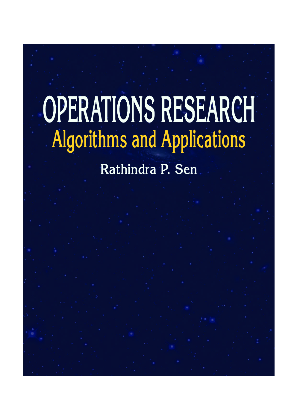 Operations Research: Algorithms And Applications - Page 1
