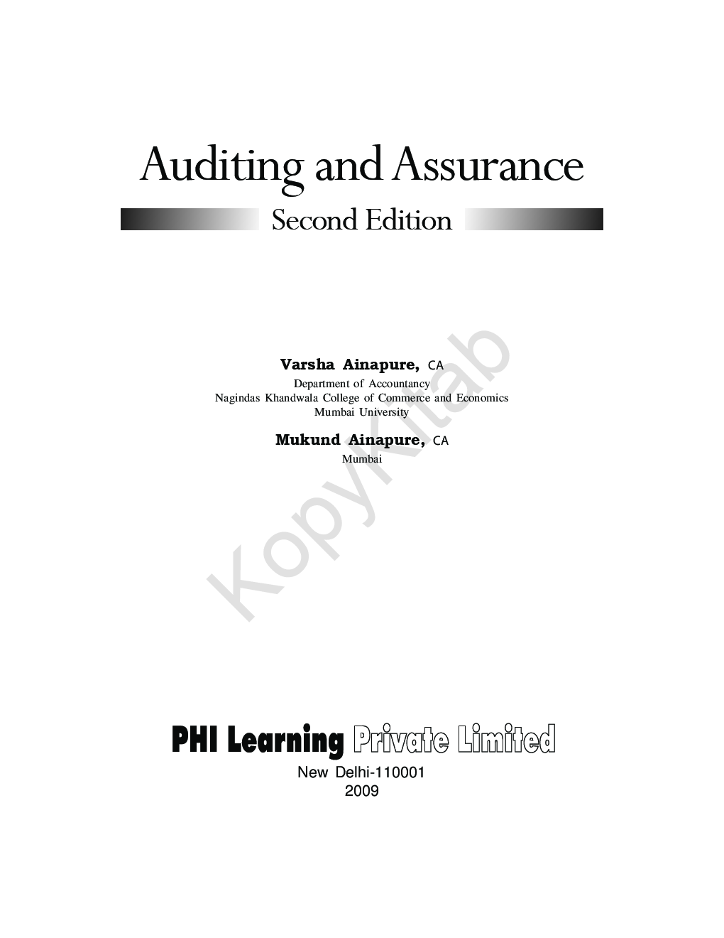 Auditing And Assurance - Page 2