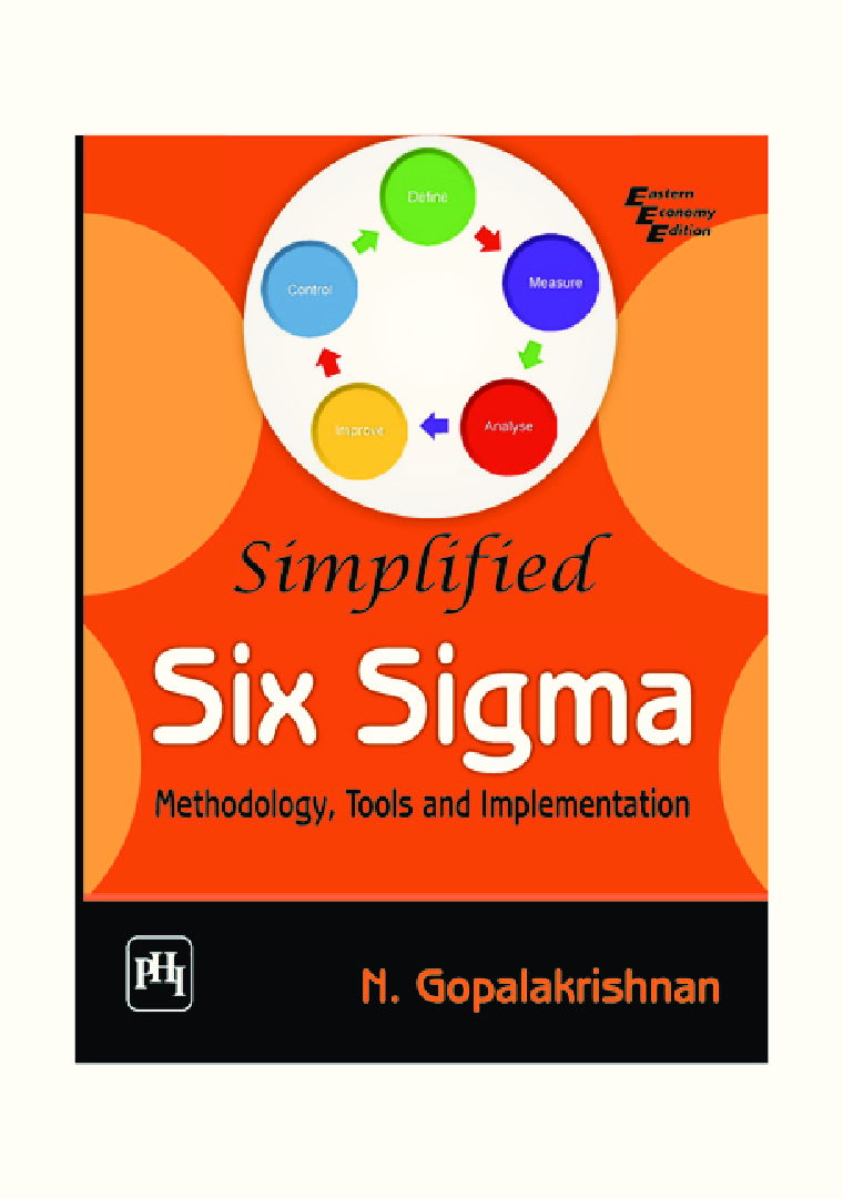 Simplified Six Sigma - Methodology, Tools And Implementation - Page 1