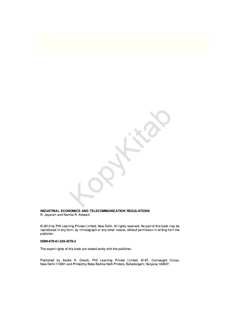 Industrial Economics And Telecommunication Regulations - Page 5