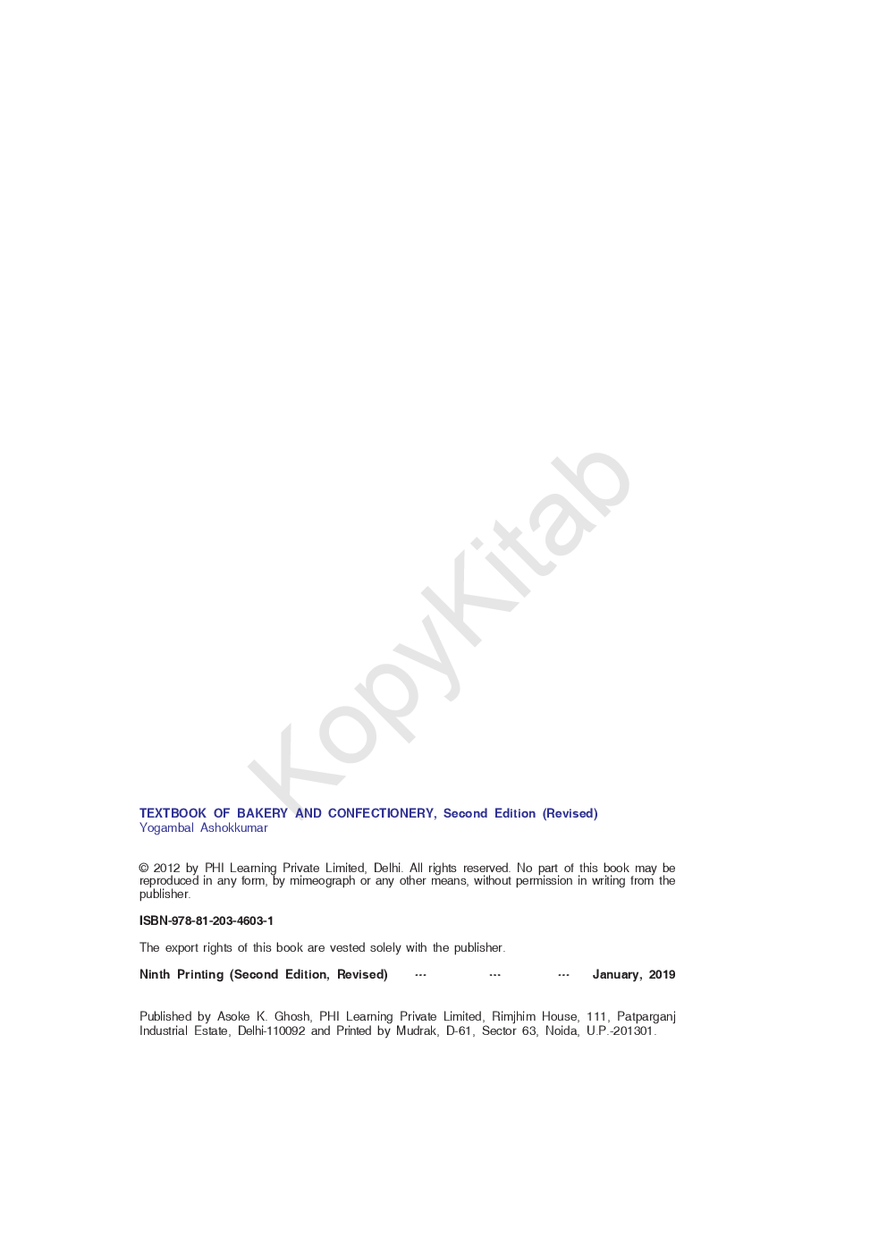 Textbook Of Bakery And Confectionery - Page 4