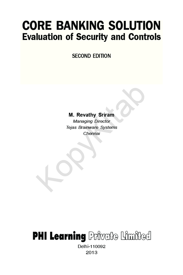 Core Banking Solution: Evaluation Of Security And Controls - Page 2