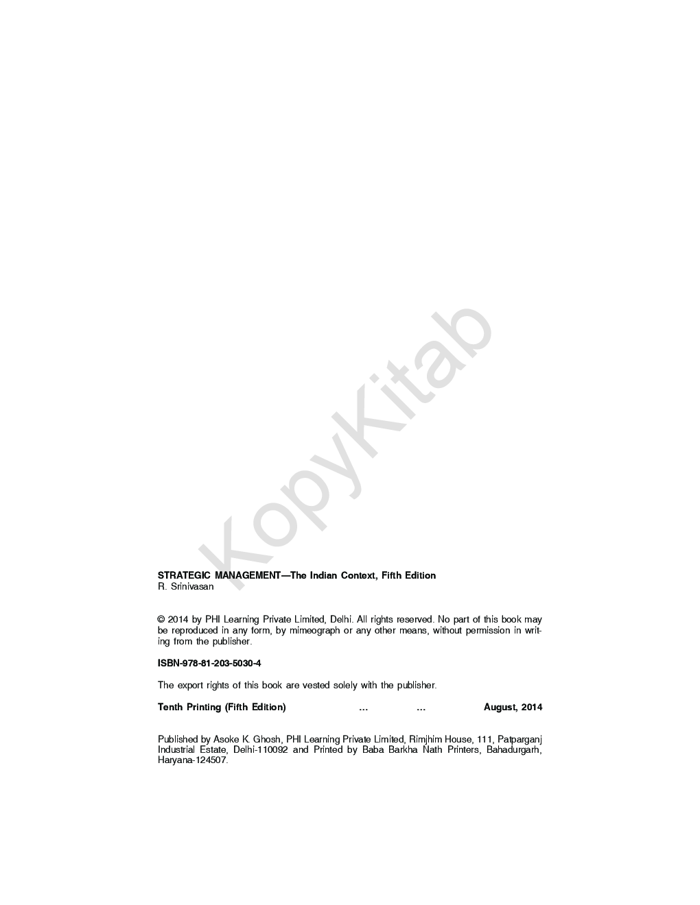 Strategic Management - The Indian Context - Page 3