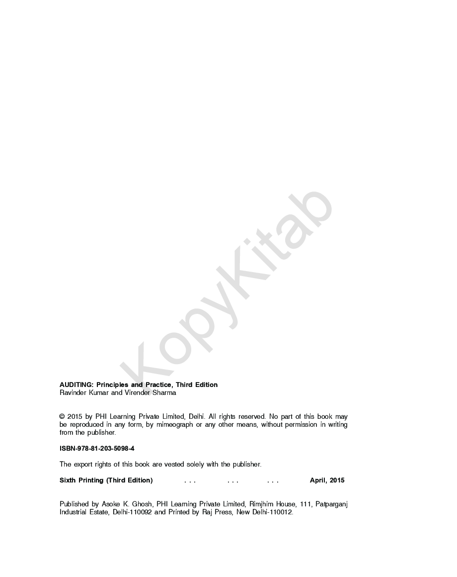 Auditing: Principles And Practice - Page 3